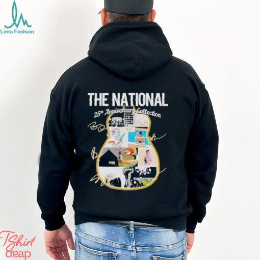 The National Band 25th anniversary Collection Guitar Signatures Shirt