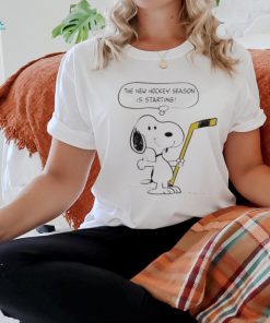 The New Hockey Season Is Starting Snoopy Shirt