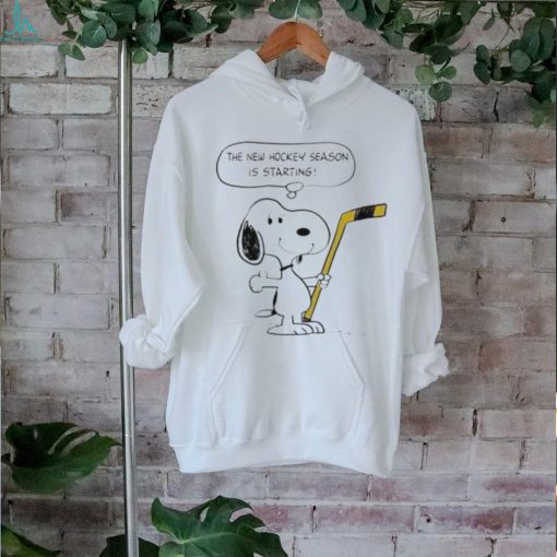 The New Hockey Season Is Starting Snoopy Shirt