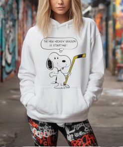 The New Hockey Season Is Starting Snoopy Shirt