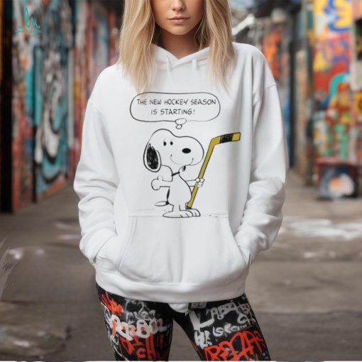 The New Hockey Season Is Starting Snoopy Shirt