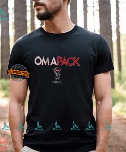 The North Carolina State baseball omapack 2024 shirt