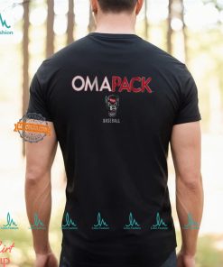 The North Carolina State baseball omapack 2024 shirt