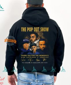 The Pop Out Show Thank You For The Memories Dr. Dre, Tyler The Creator, YG, Kendrick Lamar T Shirt