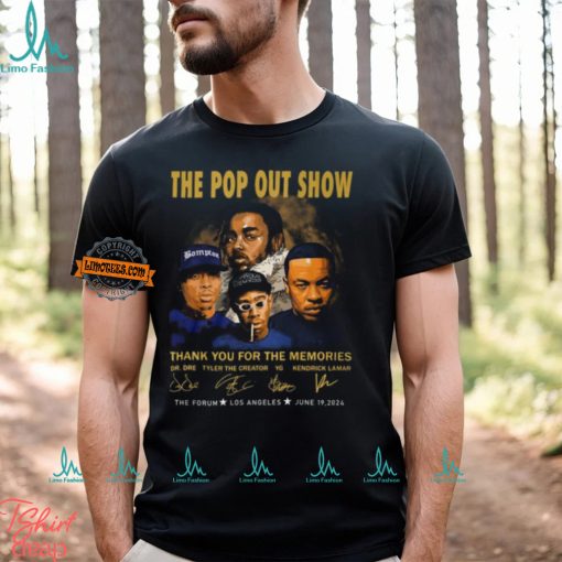 The Pop Out Show Thank You For The Memories Dr. Dre, Tyler The Creator, YG, Kendrick Lamar T Shirt