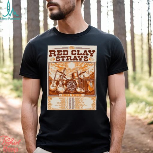 The Red Clay Strays Mobile Alabama 2024 Tour Dates Poster Shirt