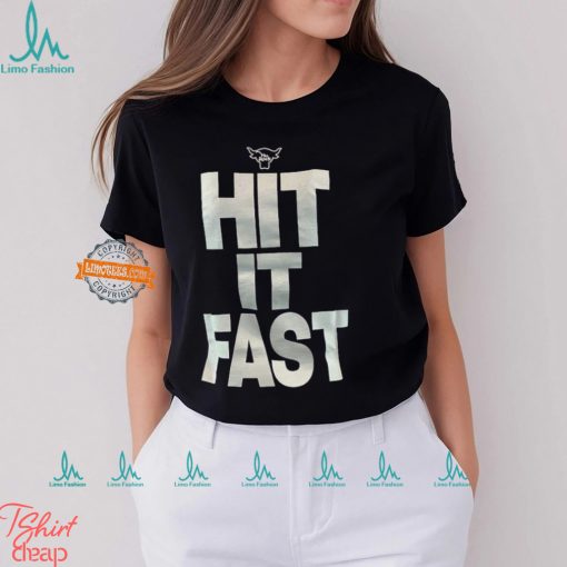 The Rock Hit It Fast Mens T shirt