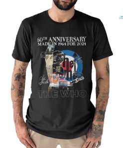 The Who 60th Anniversary Made In 1964 For 2024 T Shirt