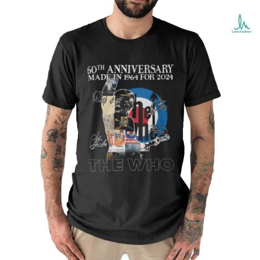 The Who 60th Anniversary Made In 1964 For 2024 T Shirt