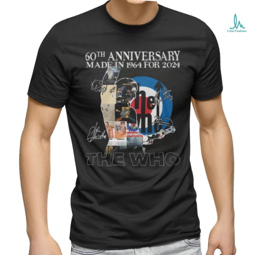 The Who 60th Anniversary Made In 1964 For 2024 T Shirt