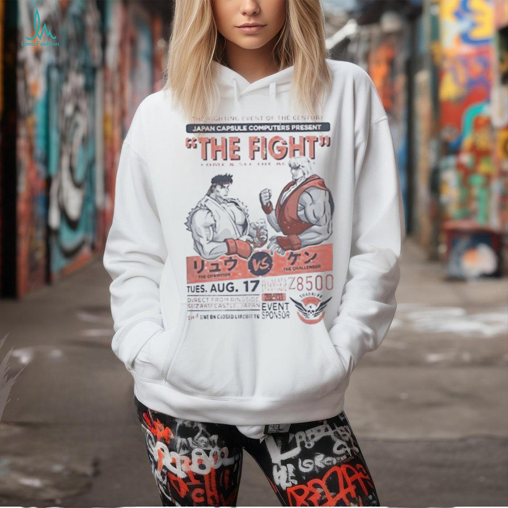 The fighting event of the century japan capsule computers present the fight come and see the action shirt The fighting event of the century japan capsule computers present the fight come and see the action shirt