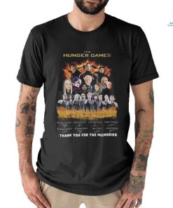 The hunger games 2012 2024 12th anniversary thank you for the memories signature shirt