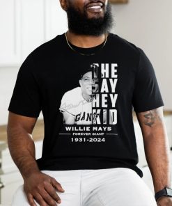 The say hey kid Willie Mays forever giant 1931 2024 signature shirt, hoodie, sweater, long sleeve and tank top The say hey kid Willie Mays forever giant 1931 2024 signature shirt