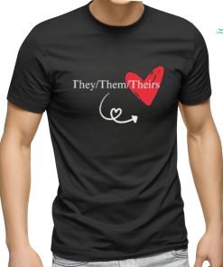 They Them Theirs Couples Shirt