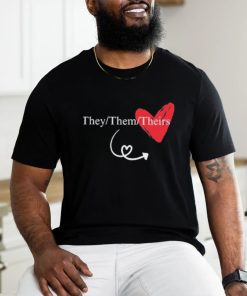 They Them Theirs Couples Shirt