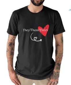 They Them Theirs Couples Shirt
