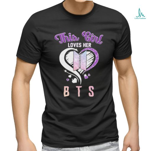 This Girl Loves Her BTS Heart Diamonds shirt