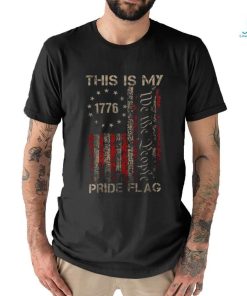 This Is My Pride Flag Usa American 4Th Of July Patriotic Men's T shirt