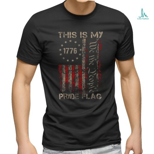 This Is My Pride Flag Usa American 4Th Of July Patriotic Men’s T shirt