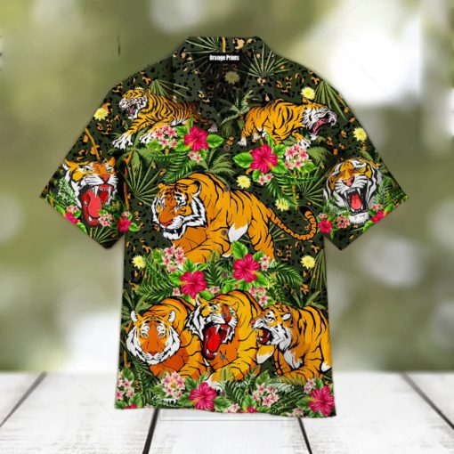 Tiger Tropical Aloha Hawaiian Shirts For Men For Women