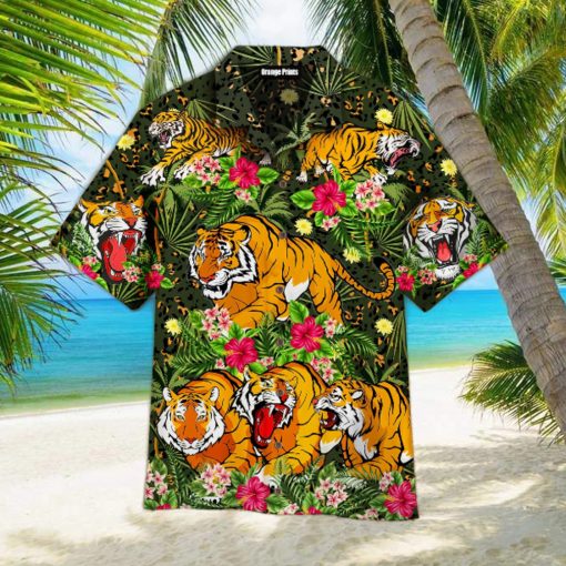 Tiger Tropical Aloha Hawaiian Shirts For Men For Women