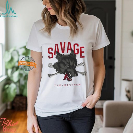 Tim Montana Savage Wolf T Shirt