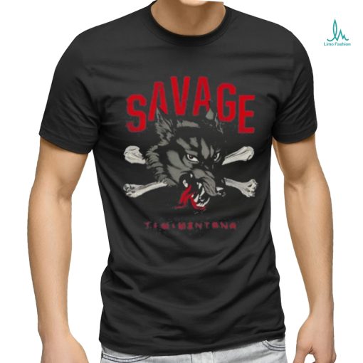 Tim Montana Savage Wolf T Shirt