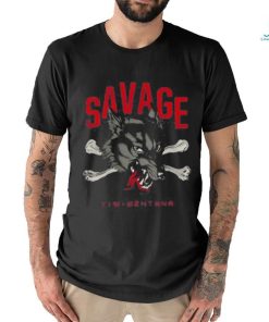 Tim Montana Savage Wolf T Shirt