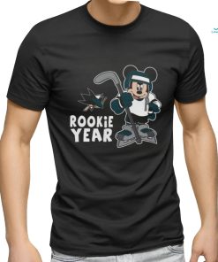 Top San Jose Sharks Mickey Disney Rookie Year T Shirt