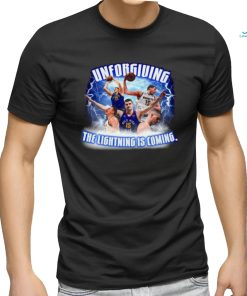 Top nikola Jokic Unforgiving the lightning is coming shirt