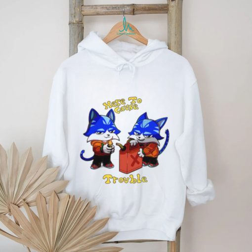 Toshi Base Here To Cause Trouble T Shirt