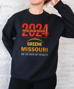 Total Solar Eclipse 2024 Greene Missouri April 8 2024 T Shirt