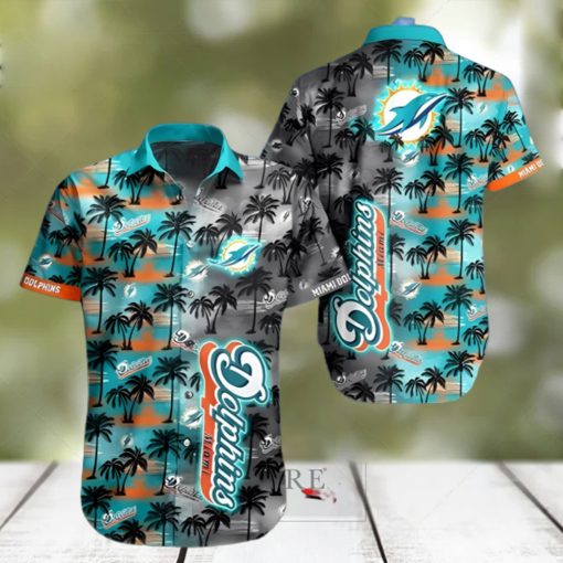 Tropical Coconut NFL Miami Dolphins Hawaiian Shirt