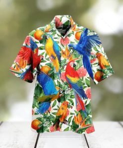 Tropical Parrot Hawaiian Shirt For Men Women