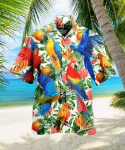 Tropical Parrot Hawaiian Shirt For Men Women