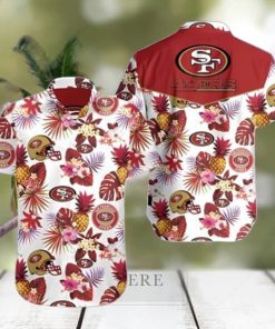 Tropical Plant San Francisco 49ers Hawaiian Shirt Summer Button Up