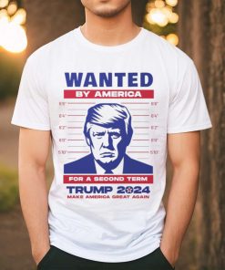 Trump 2024 WANTED poster wanted for a second term kiss cut sticker waterbottle, journal, laptop make a statement