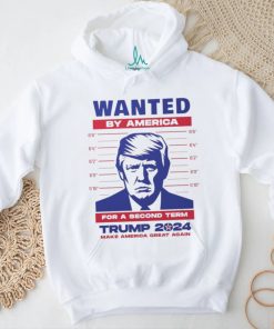 Trump 2024 WANTED poster wanted for a second term kiss cut sticker waterbottle, journal, laptop make a statement