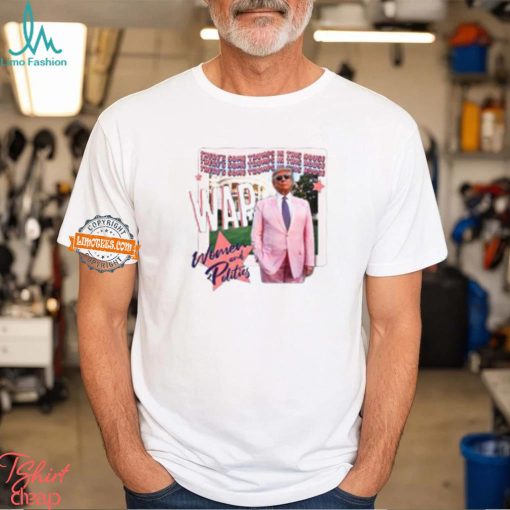 Trump In The House Women And Politics Pink Trump T shirt