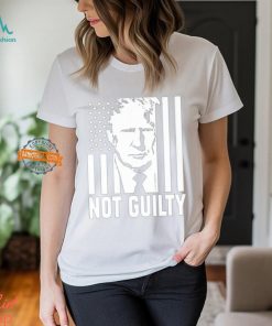 Trump not guilty flag shirt