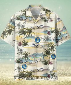 U.S. Air Force Veterans Button Down Unisex Hawaiian Shirt