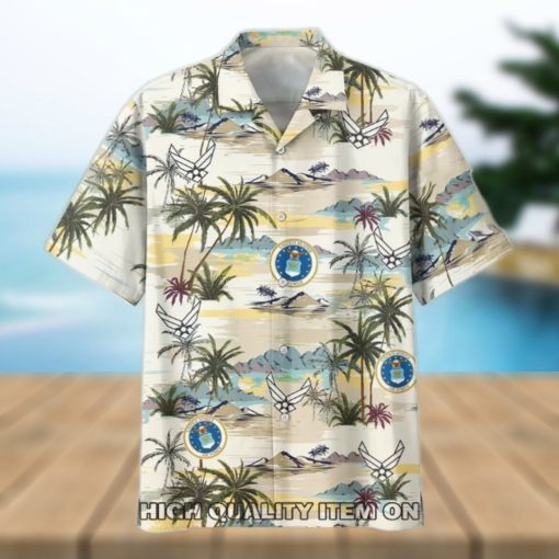 U.S. Air Force Veterans Button Down Unisex Hawaiian Shirt