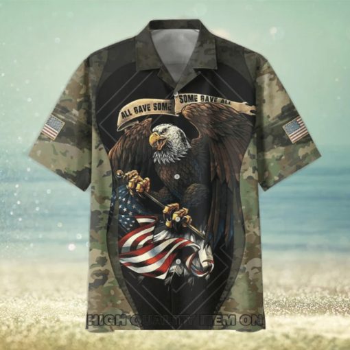 U.S. Coast Guard All Gave Some Some Gave All Custom Hawaiian Shirt