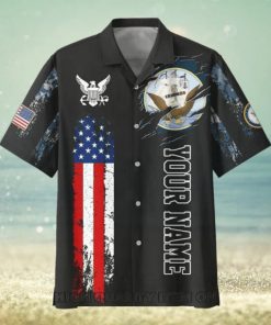 U.S. Navy Veterans Red White And Blue Custom Hawaiian Shirt