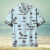 Flamingo Tiki Tropical Flowers Hawaiian Shirt And Short