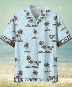 U.S. Navy Veterans Retro Island Hawaiian Shirt