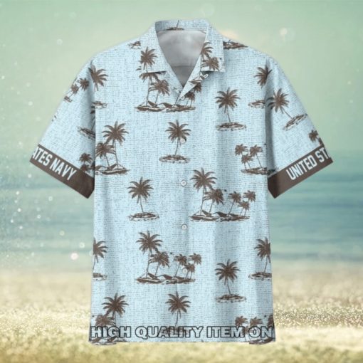 U.S. Navy Veterans Retro Island Hawaiian Shirt