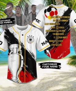 UEFA Euro 2024 Germany Champions Custom Baseball Jersey