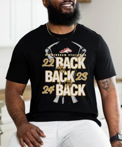 UFL Birmingham Stallions Back To Back To Back 2022 2023 2024 Champions Shirt
