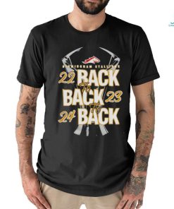 UFL Birmingham Stallions Back To Back To Back 2022 2023 2024 Champions Shirt